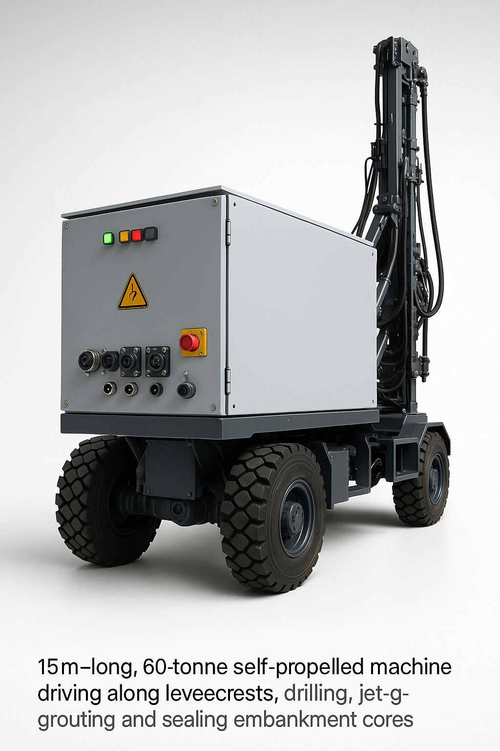 DikeCrawl Autonomous Levee Reinforcement Crawler