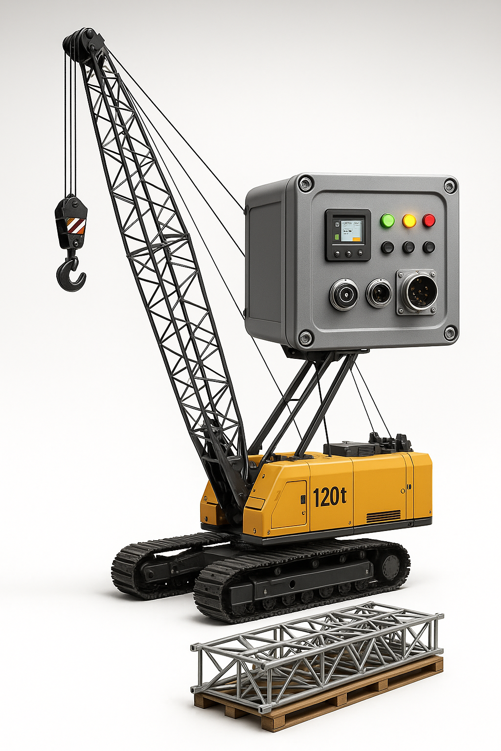 GRIDWALKER Autonomous Transmission Tower Assembly Crawler-Crane