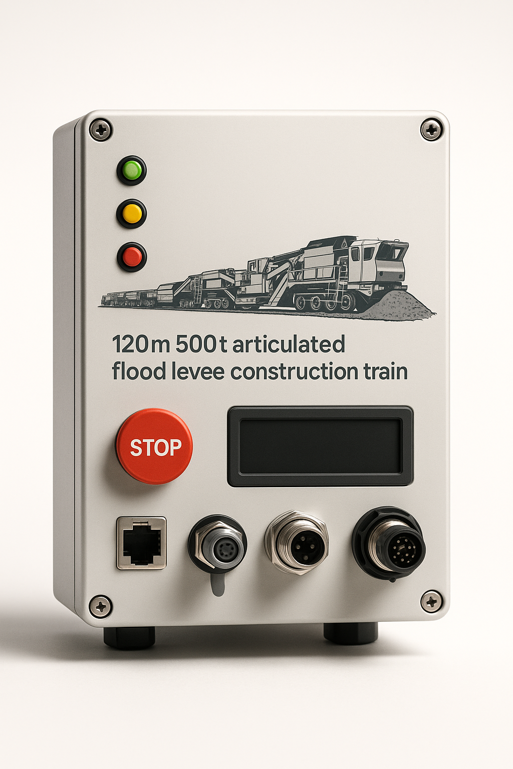 LEVIATHAN Autonomous Continuous Levee Construction Crawler