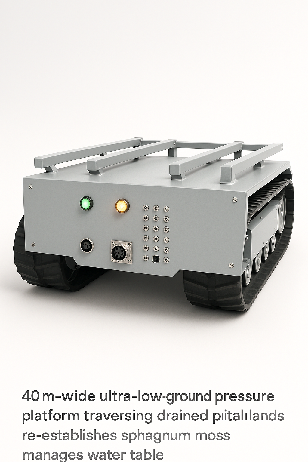 PeatWeaver Autonomous Bog Restoration Crawler