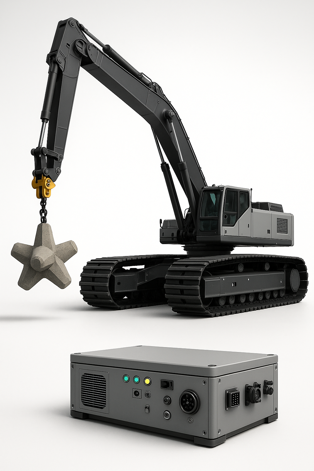 POSEIDON Autonomous Breakwater Armor Placement Crawler