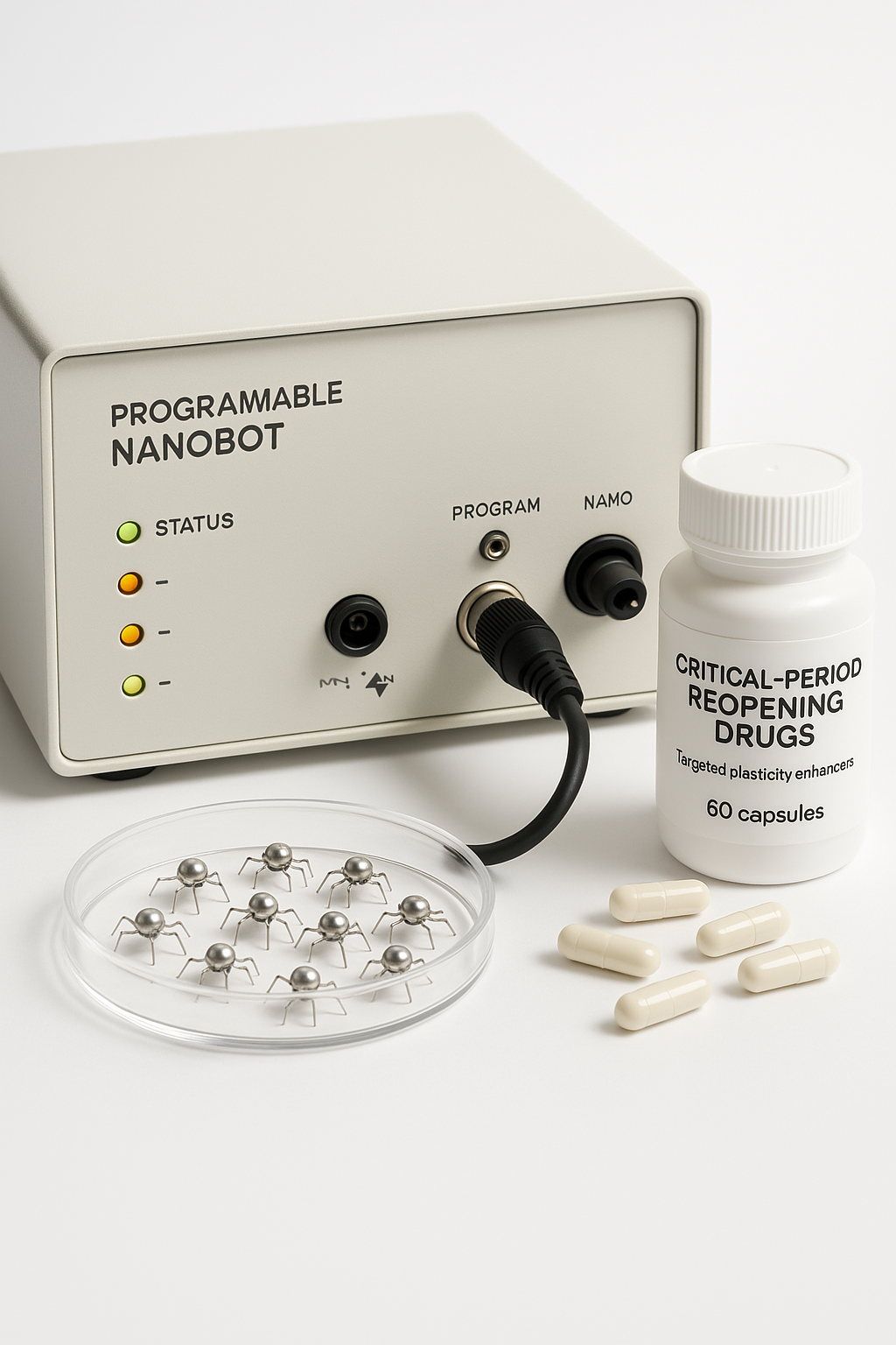 Skill Pill: Nanobot-Delivered Plasticity System