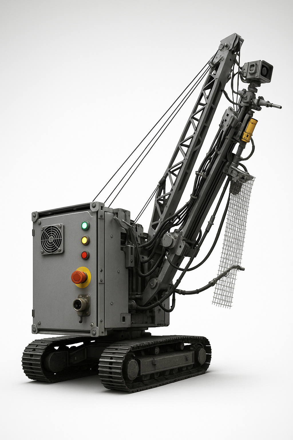 SLOPEWALKER Autonomous Mine Wall Stabilization Crawler